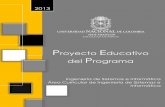 Proyecto Educativo del Programa - Sede Medellin€¦ · En este documento se presenta el Proyecto Educativo del Programa ... Código SIA 3520 Créditos Plan de Estudios 168 Metodología