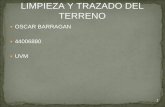 LIMPIEZA Y TRAZADO DEL TERRENO - Técnicas en la …tecnicasenlaconstruccion.weebly.com/uploads/1/3/6/6/13669342/... · este tipo de tractor como su nombre lo indica trabaja similar