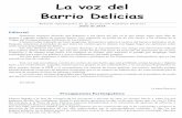 La voz del Barrio Delicias - redelicias.files.wordpress.com · del Carmen, y la Plaza de Lola Herrera, ... PLAZA ROJA (Avda. ... Delante del Bar la Berrea: Actuación de Cañonero.