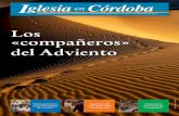 Los «compañeros» del Adviento - Diócesis de Córdoba · apuntes La cuenta bancaria creada por la Diócesis de Córdoba para ... gunda reunión de formación permanente de pastoral