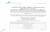 laboratoriosabc.comlaboratoriosabc.com/wp-content/uploads/2018/02/ABC... · Prueba: Determinación de pH en Residuos Acuosos y Multifase por electrometría. ... en Aceite de Transformador