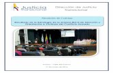 Dirección de Justicia Transicional - minjusticia.gov.co · estrategia en la cual participan además la Unidad para la Atención y Reparación Integral a las Víctimas y la Defensoría