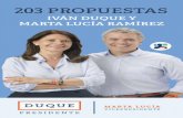 203 propuestas de Iván Duque y Marta Lucía Ramírez · Soy orgullosamente colombiano y creyente en Dios, tengo una familia de la que me siento orgulloso por los valores que vivimos