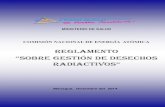 Reglamento Desechos NICARAGUA-2014 - mific.gob.ni UGA/Gacetas año 2016... · Reglamento para la Gestión de Desechos Radiactivos 4 INDICE ... Para los alcance reguladores la Comisión