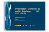 Otros modelos y sistemas de gestión de calidad: … La Norma ISO 9001:2008 1 China 224.616 TOP TEN ISO 9001:2008 2 Italia 118.309 3 España 68.730 TOP TEN ISO 14.001:2006 España