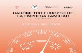 BARÓMETRO EUROPEO DE LA EMPRESA FAMILIAR · Bienvenido al quinto Barómetro de Empresa Familiar KPMG en España y las Asociaciones Territoriales vinculadas al Instituto de la Empresa