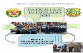 Patrullaje integrado 2016 · Distrital de Pillco Marca y la Policía Nacional del Perú, es el ... afrontar en nuestro distrito, debido al incremento de las ... ciudadana en el distrito