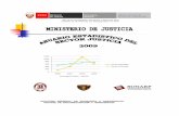 “Año de la Consolidación Económica y Social del Perú ...sistemas3.minjus.gob.pe/transparencia2/Anuario 2009.pdf · Anuario Estadístico del Sector Justicia 2009 Oficina de Racionalización