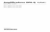 Amplificadores DPA-Q - qsc.com · Amplificadores DPA-Q Manual del usuario DPA4.2Q — Ampliﬁ cador en red de 4 canales y 2000 W DPA4.3Q — Ampliﬁ cador en red de 4 canales y