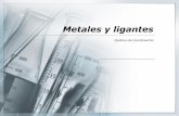 Metales y ligantes - depa.fquim.unam.mxdepa.fquim.unam.mx/amyd//archivero/METALESYLIGANTES_8706.pdf · La química de los metales y en particular la de ... Aunque, no hemos presentado