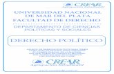 FACULTAD DE DERECHO - … · Agrupación Estudiantil  UNIVERSIDAD NACIONAL DE MAR DEL PLATA FACULTAD DE DERECHO..... DEPARTAMENTO DE CIENCIAS