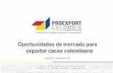 Bogotá D.C., septiembre 2014 - swisscontact.org · El 93% de la producción ... Evolución de las importaciones ... En los últimos 4 años las exportaciones colombianas de cacao