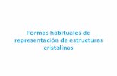 Presentación de PowerPoint - cartagena99.com 1_2a parte.pdf · Las estructuras cristalinas suelen representarse de las siguientes maneras. En algunos casos, los poliedros están