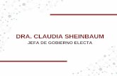 DRA. CLAUDIA SHEINBAUM · participación ciudadana, gestión de estrategias de vinculación comunitaria y alfabetización política, así como fortalecimiento de competencias ciudadanas