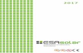 Profesionales en estructuras fotovoltaicas - esasolar.comesasolar.com/wp-content/archivos/PRESENTACION_ESASOLAR_2017_… · proyectos para suelo, como en tejados de naves ... Cabe