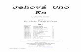 Jehová Uno Esgfol1.iglesiagetsemanidemontreal.com/download/Jehova_uno_es-Toma… · Las primeras palabras que encontramos en la Biblia son: ... un credo; y la verdad es que, ...