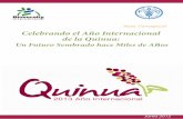 Celebrando el Año Internacional de la Quinua: Nota … · CELEBRANDO EL AÑO INTERNACIONAL DE LA QUINUA - 2013 4 la absorción de ciertos medicamentos. Las saponinas también …