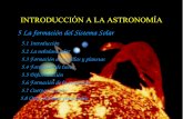 INTRODUCCIÓN A LA ASTRONOMÍA - webs.um.eswebs.um.es/gregomc/IntroduccionAstronomia/Temas/07_FormacionSist… · en la que dejaron de producirse ... extinción de los dinosaurios