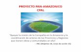 PROYECTO PAN-AMAZONICO CPAL - flacsi.net · vivimos aqui antes de que ustedes llegaran! (Joven Tikuna,, 2006) DEBILIDADES Y AMENAZAS ... (Ecuador y Colombia) y recursos. FORTALEZAS