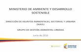 MINISTERIO DE AMBIENTE Y DESARROLLO .MINISTERIO DE AMBIENTE Y DESARROLLO ... Presentación propuesta