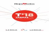 T’18 - comercializadora de publicidad · Gestión de Publicidad: Soriano Santamaría, Yolanda Tfno: 941 27 91 27 • e-mail: ysoriano@diariolarioja.com ... TARIFAS’18 PUBLICIDAD