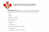 GENERALIDADES - Club Deportivo San Ignacio · GENERALIDADES PRIMEROS PRIMEROS AUXILIOS: los cuidados inmediatos, adecuados y provisionales prestados a las personas accidentadas o