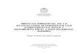 IMPACTO AMBIENTAL DE LA ACUICULTURA … 1085262058.pdf · calidad y la del agua debajo y en el medio circundante a las jaulas. El análisis discriminante ... BIOINDICADORES DE LA