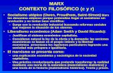 MARX CONTEXTO FILOSÓFICO (c y r) - oposinet.com · a.2 EL MATERIALISMO HISTÓRICO Y MATERIALISMO DIALÉCTICO (1) •La historia es un proceso de avance continuo según ciertas leyes.