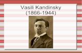 Vasili Kandinsky (1866-1944) Virginia Acién, 2014iesjorgejuan.es/sites/default/files/apuntes/sociales... · En 1908 Kandinsky y Münter se asentaron en una pequeña ciudad de los