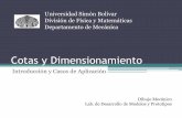 Cotas y Dimensionamiento - gecousb.com.vegecousb.com.ve/guias/GECO/Dibujo Mecánico (MC-2131)/Material... · Dibujo Mecánico Lab. de Desarrollo de Modelos y Prototipos. Introducción