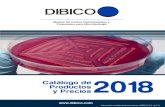 Medios de Cultivo Deshidratados y - jaxaquim.com.mx PRECIOS/DIBICO.pdf · INDICE Medios de Cultivo: Preparados, Semipreparados y Deshidratados Medios Fluorogénicos Medios Cromogénicos