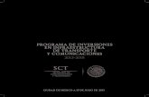 PROGRAMA DE INVERSIONES EN INFRAESTRUCTURA DE …mexico.itdp.org/wp-content/uploads/Programa-PIITC-12-julio-r2.pdf · medida en la competitividad de su infraestructura de comunicaciones