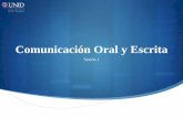Comunicación Oral y Escrita - Mi Materia en Líneamoodle2.unid.edu.mx/dts_cursos_mdl/ejec/AE/OE/S01/OE01...Melvin DeFleur (1966) Propuso un modelo de comunicación. Retomó la versión