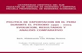 POLITICA DE EXPORTACION EN EL PERU …ivanhidalgo.pe/pdf/publicaciones/002.pdf · politica de exportacion en el peru durante el periodo 1990 - 2005 evolucion, resultados y analisis