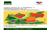 COMISIÓN NACIONAL DEL MEDIO AMBIENTE - … · La industria procesadora de frutas y hortalizas genera importantes cantidades de residuos ... instalaciones de las plantas procesadoras
