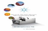 ICP-MS Agilent Serie 7500 · La ICP-MS goza de un amplio reconocimiento ... mentos de Absorción Atómica con Cámara de Grafito. ... del mejor soporte de aplicaciones y servi-
