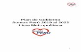 Plan de Gobierno Somos Perú 2019 al 2022 Lima … · - 4 de cada 10 empresas se encuentran operando en Lima Centro y en nueve distritos se concentran más de la mitad de las empresas.