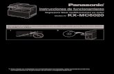 Impresora láser multifunciones en color KX-MC6020€¦ · 2 Gracias por adquirir una Impresora multifunción Panasonic. Puede elegir el idioma entre español o inglés. La pantalla