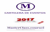 MARZO - masterclass.courses de eventos 2017 -18 web.pdf · 27 de Febrero - Cecile Farkas Moritel - Barcelona - Repostería Francesa 28 de Febrero - Javier de las Muelas - Barcelona