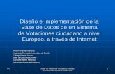 Diseño e implementación de la base de datos de un …openaccess.uoc.edu/webapps/o2/bitstream/10609/11528/9/afernandez... · TFC SGBD de Votaciones Ciudadanas a través de Internet