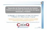 Desarrollo de Material Docente de Carácter Práctico en … · castellano que incluyen resolución de casos prácticos, ejercicios de autoevaluación y prácticas relacionadas con