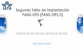 Segundo Taller de Implantación PANS-OPS (PANS … · • Gradiente mínimo de ascenso es que garantiza la seguridad operacional • El cálculo de gradiente mínimo de ascenso de