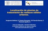 Localización de plantas de tratamiento de residuos … · Emplazamiento de una planta de tratamiento de residuos sólidos urbanos con capacidad para 247,000 T/año en el Área Metropolitana