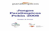 Juegos Paralímpicos Pekín 2008 - munideporte.com · 1 Acosta Rodríguez Adolfo Samuel Visual Madrid 2 Aguilar Carmona Vicente Visual Madrid ... El ciclista madrileño Roberto Alcaide