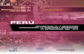 PERÚ - inei.gob.pe · que en el ámbito estadístico y particularmente en el Perú, ... el marco de recientes iniciativas que vienen surgiendo desde el Estado y la sociedad civil