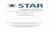 Manual del usuario de los cojines StarLock - … · Manual del usuario de los cojines StarLock Cojín con flujo de aire dinámico ... Todos los productos que aparecen a continuación
