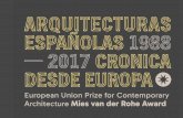 Arquitecturas españolas 1988 — 2017 cronica desde europa · También en 2015 el Premio fue otorgado al la Filarmónica de Szczecin en Polonia, obra del ... territorio español
