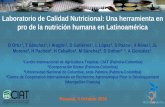 Laboratorio de Calidad Nutricional - ciat-library.ciat ...ciat-library.ciat.cgiar.org/Articulos_Ciat/2010_Laboratorio_de... · in vitro de hierro, zinc, vitamina A y proteína lo