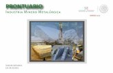 PRONTUARIO SE Industria Minero Metalúrgica · Principales Minerales de la Producción Nacional Minero-Metalúrgica ... 6 Chile 46,705 4.6 7 India 40,396 4.0 8 USA 38,460 3.8 9 ...
