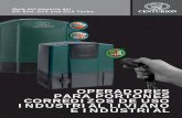 OPERADORES PARA PORTONES CORREDIZOS DE … Guide_ 01102014_CP70SLIDV… · Identificación de las partes del ... Verificar que el sistema de detección de obstrucciones y los dispositivos